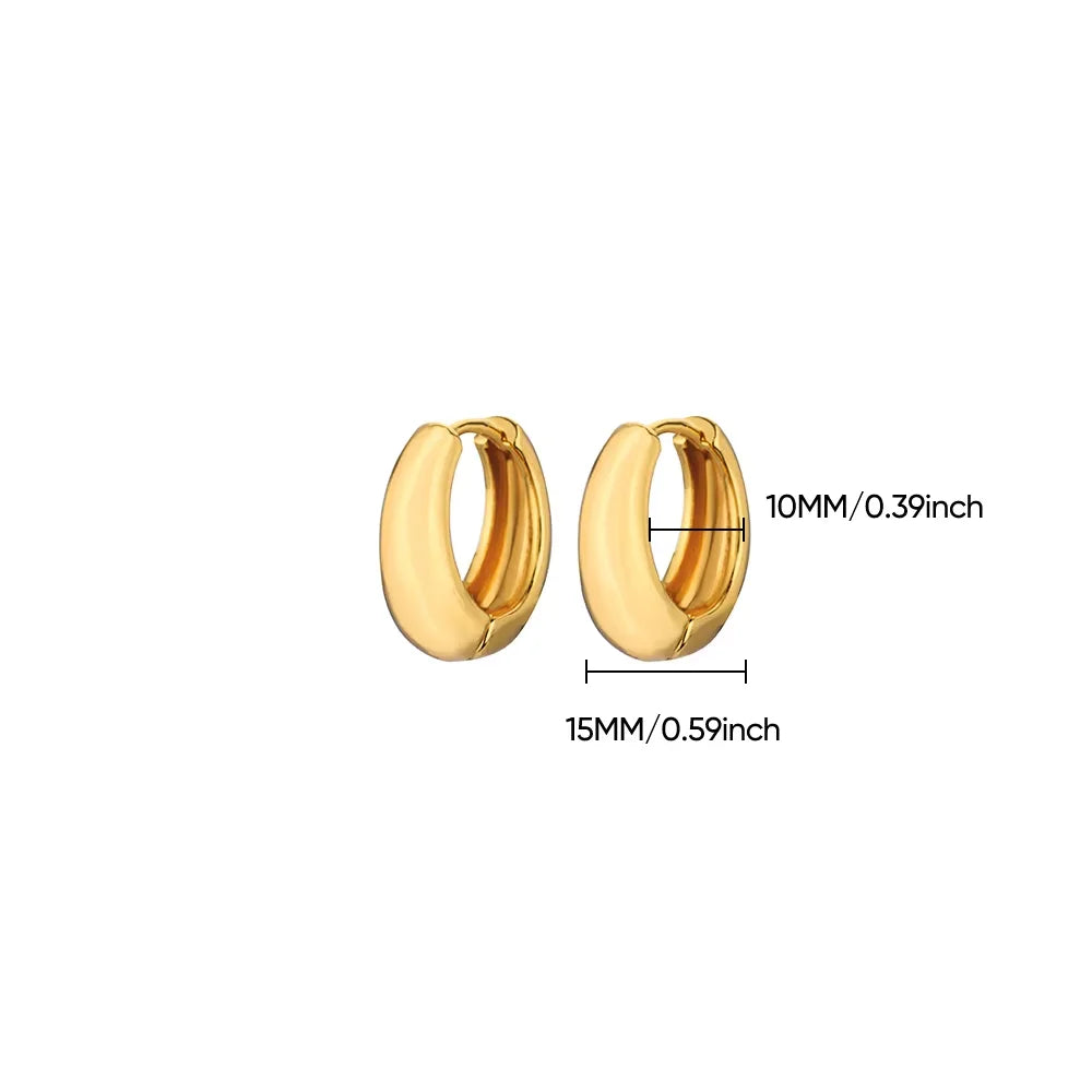 Stellar Shine Hoops
