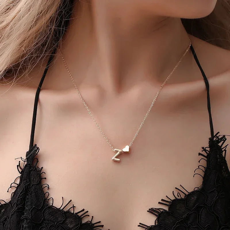 Delicate Fashion Necklace - Name Letter for Women
