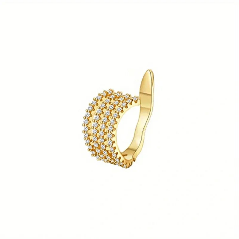 Metal Leaf Ear Cuff – Stylish Non-Pierced Earrings