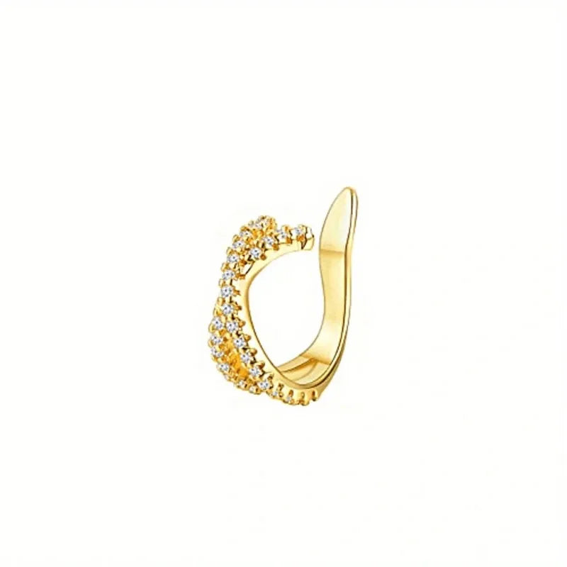 Metal Leaf Ear Cuff – Stylish Non-Pierced Earrings