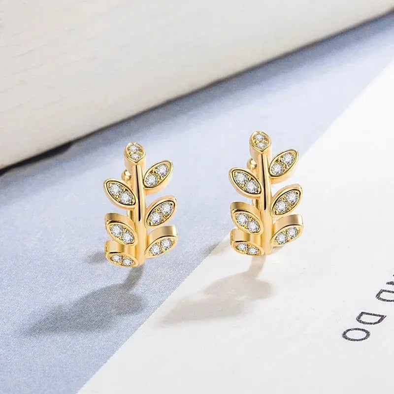 Metal Leaf Ear Cuff – Stylish Non-Pierced Earrings