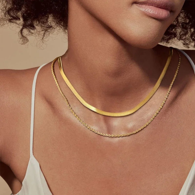 Gold Cross Necklace – Stylish Unisex Jewelry Gift