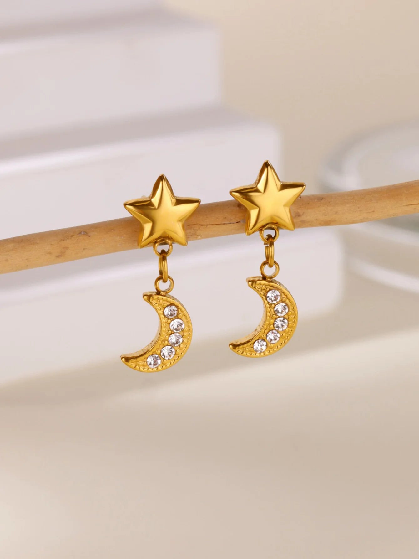 Stellar Shine Hoops
