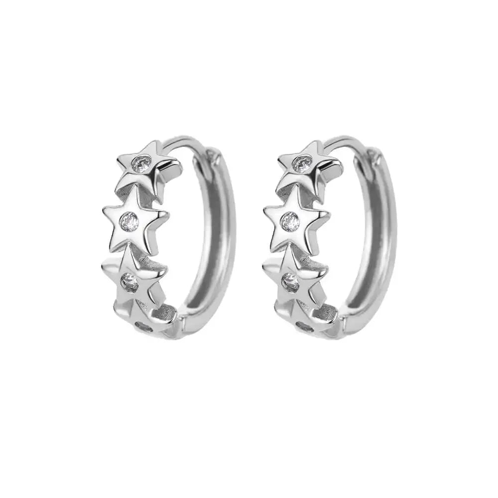 Stellar Shine Hoops