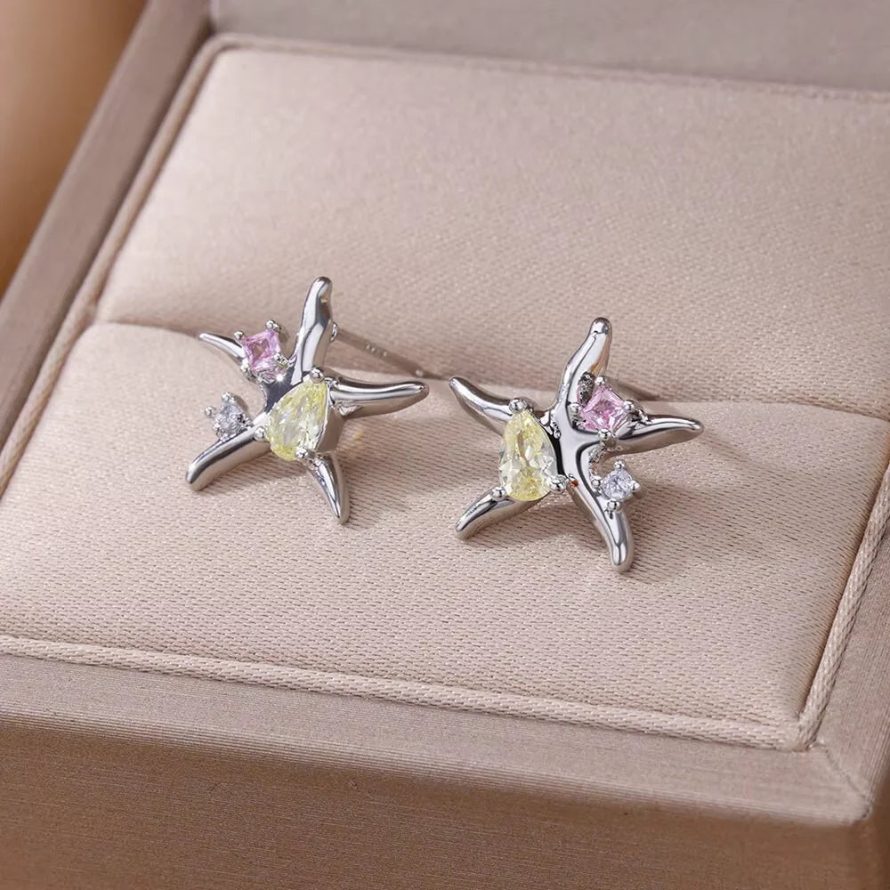 Stellar Shine Hoops