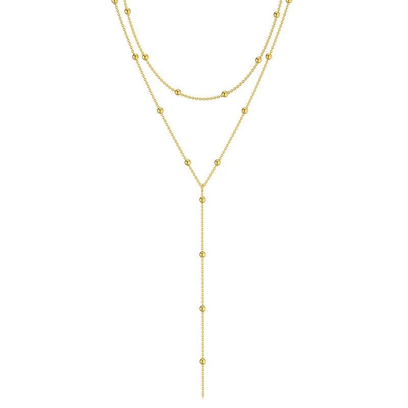 Lariat Necklace Elegance and Style Gold