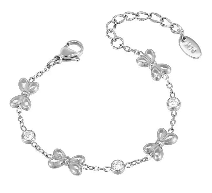Children's Stainless Steel Bracelet for Girls, Cute Style Jewelry for Everyday Use