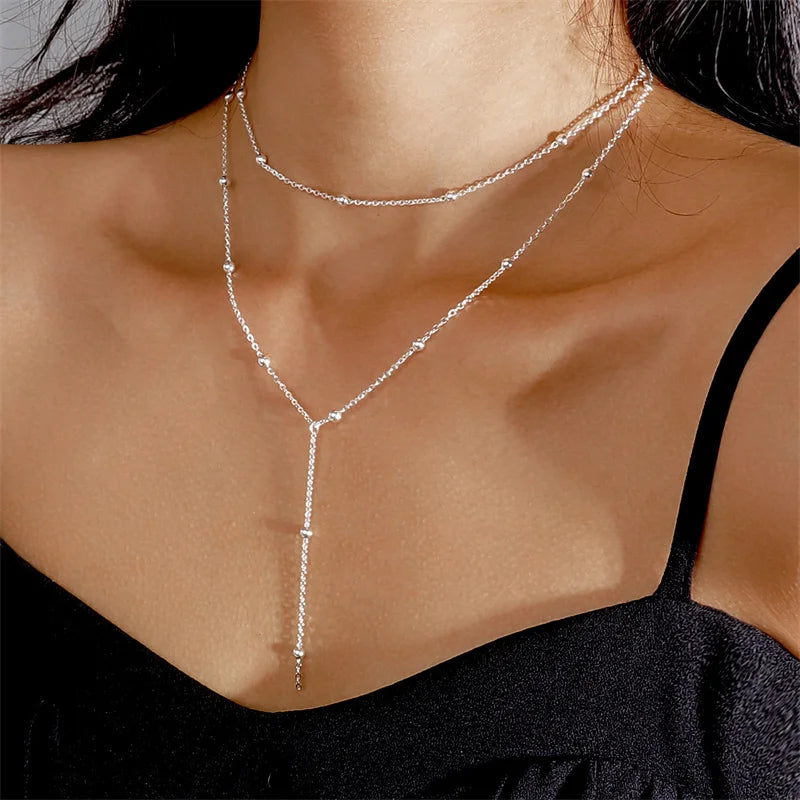 Lariat Necklace Elegance and Style Gold