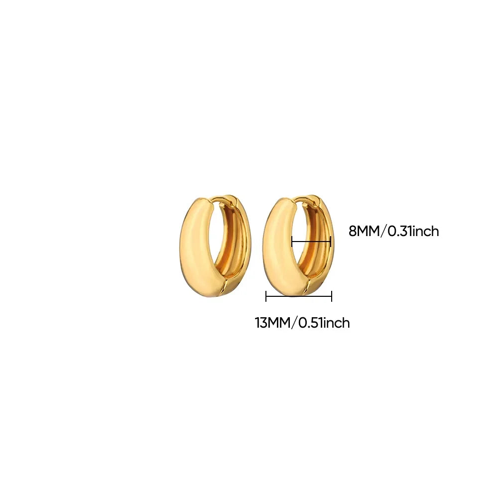 Stellar Shine Hoops