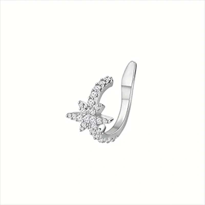 Metal Leaf Ear Cuff – Stylish Non-Pierced Earrings