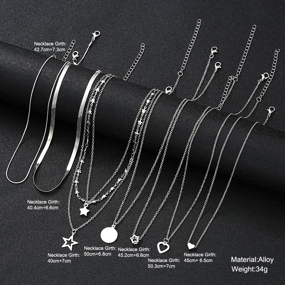 Layered Choker Jewelry Set – Perfect Gift for Women