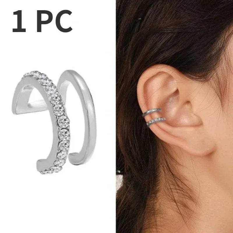 Metal Leaf Ear Cuff – Stylish Non-Pierced Earrings