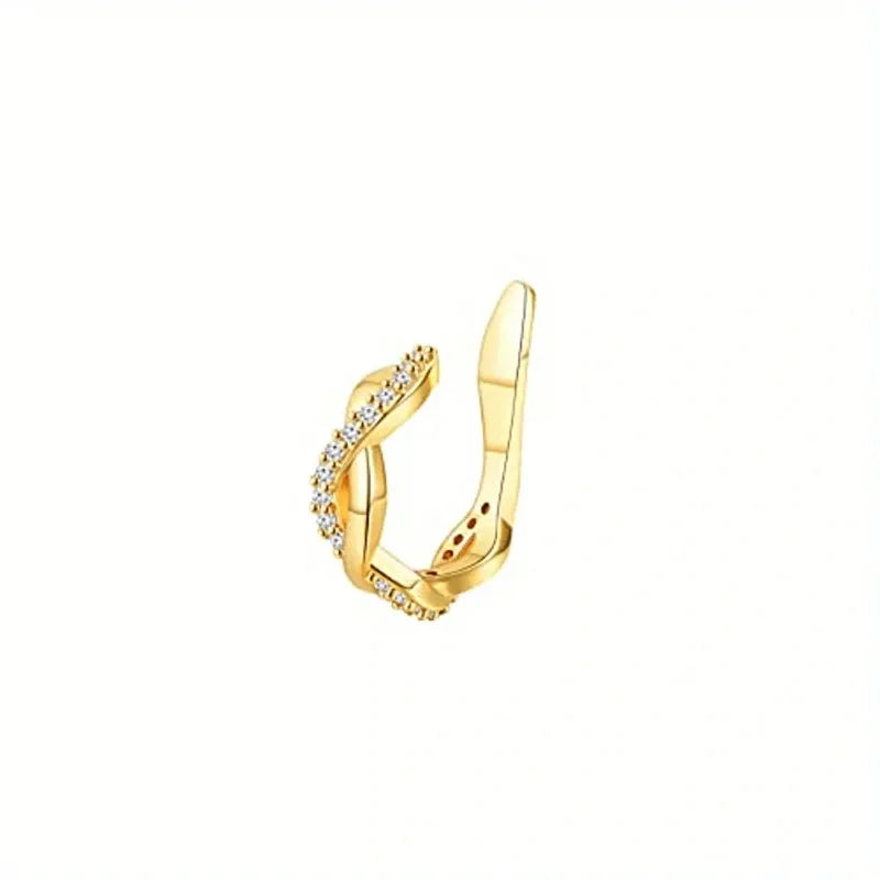 Metal Leaf Ear Cuff – Stylish Non-Pierced Earrings