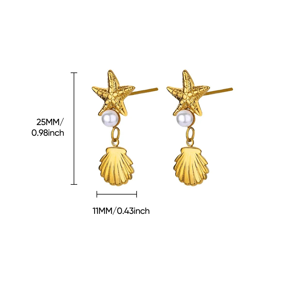Stellar Shine Hoops