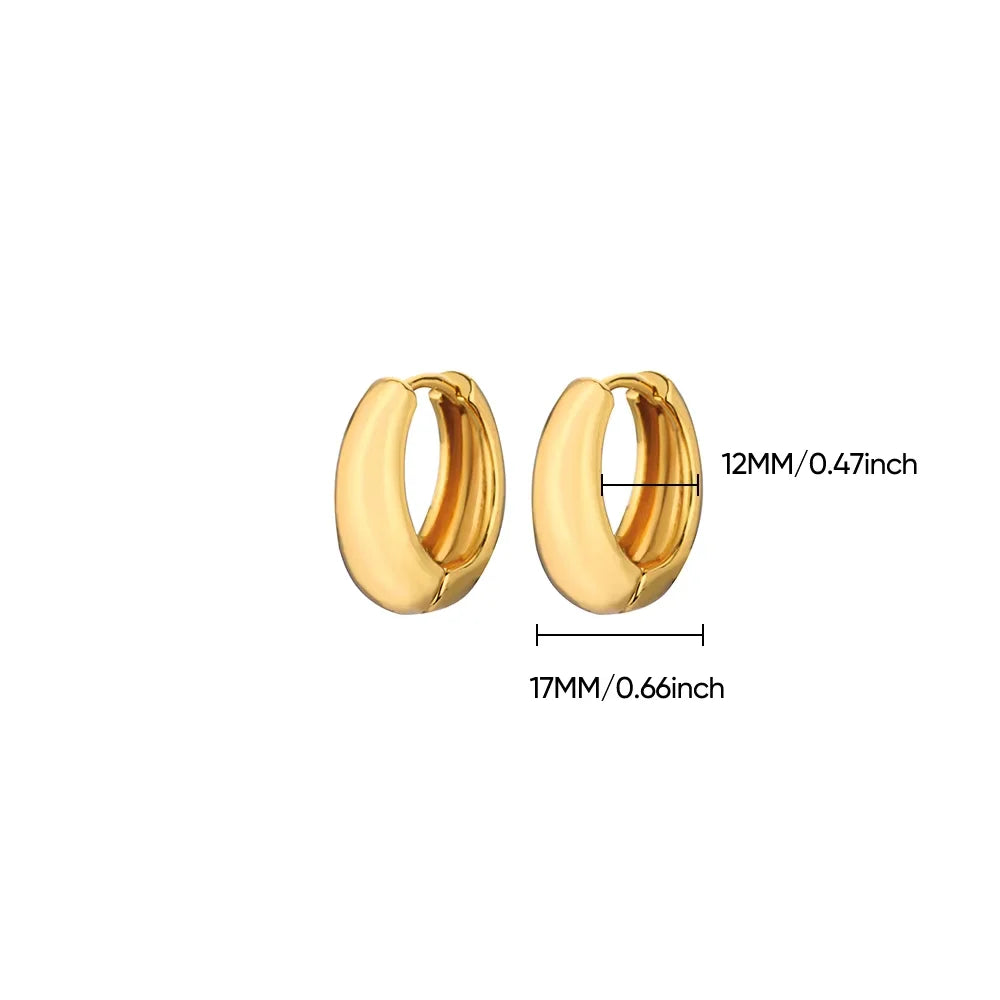 Stellar Shine Hoops