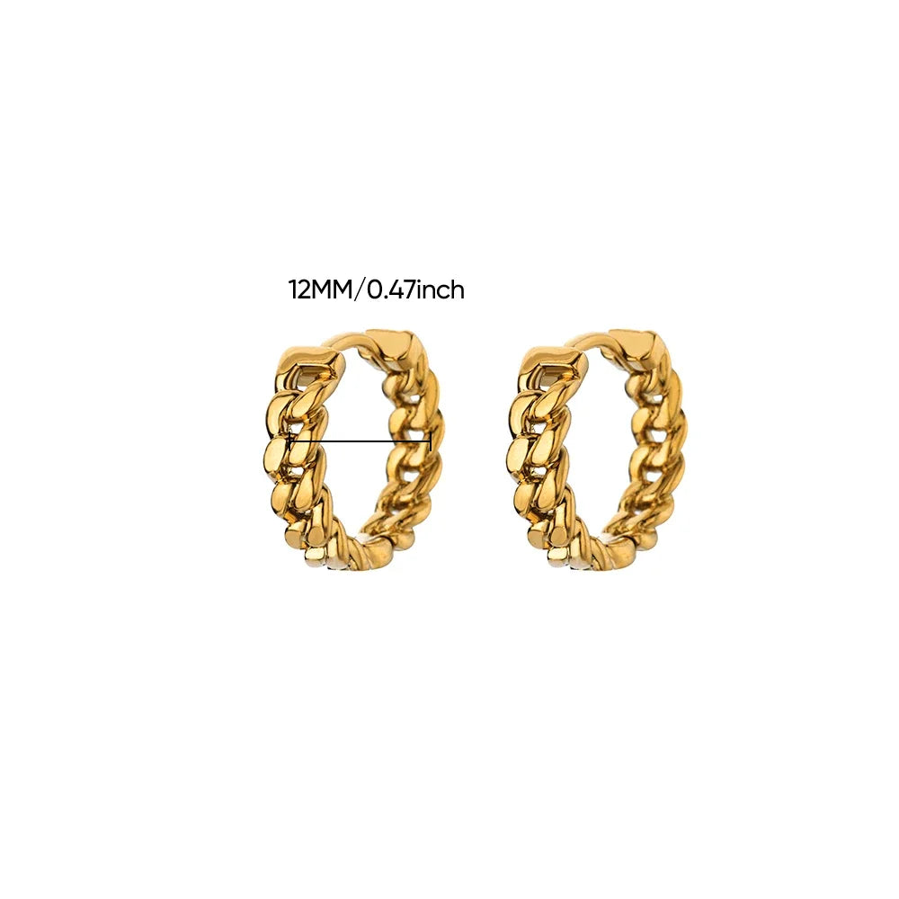 Stellar Shine Hoops
