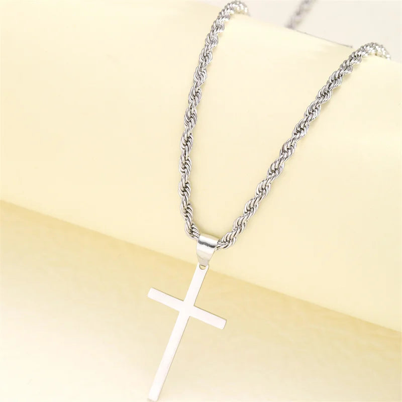 Gold Cross Necklace – Stylish Unisex Jewelry Gift