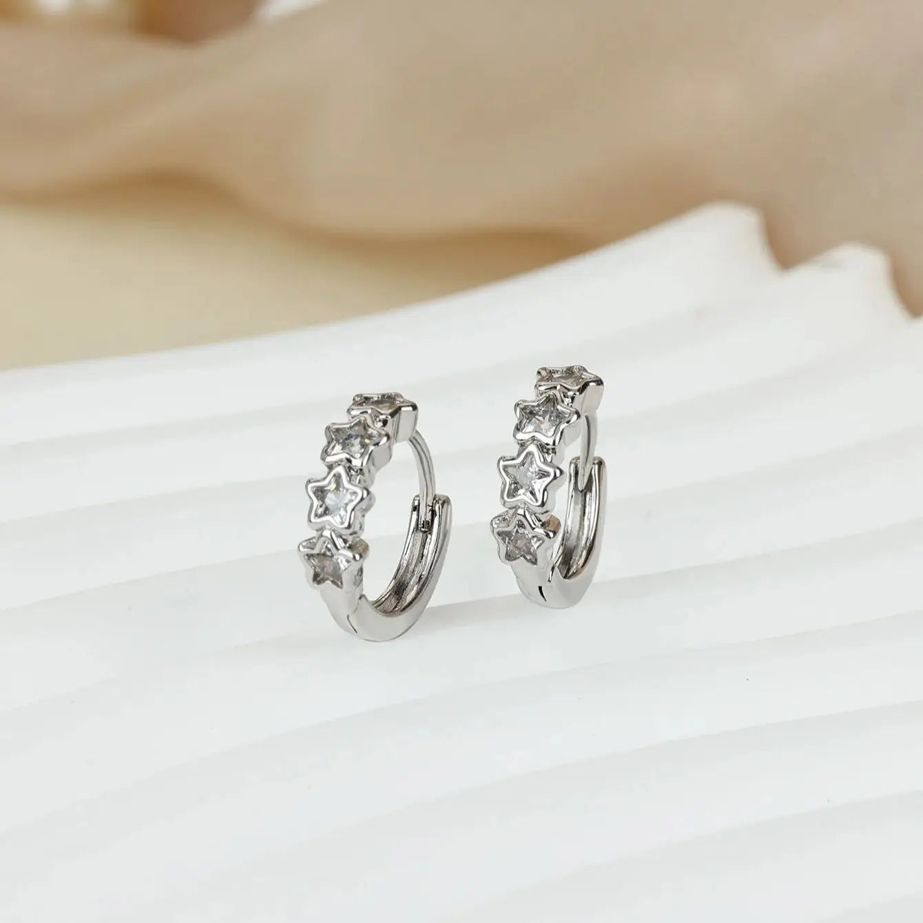 Stellar Shine Hoops