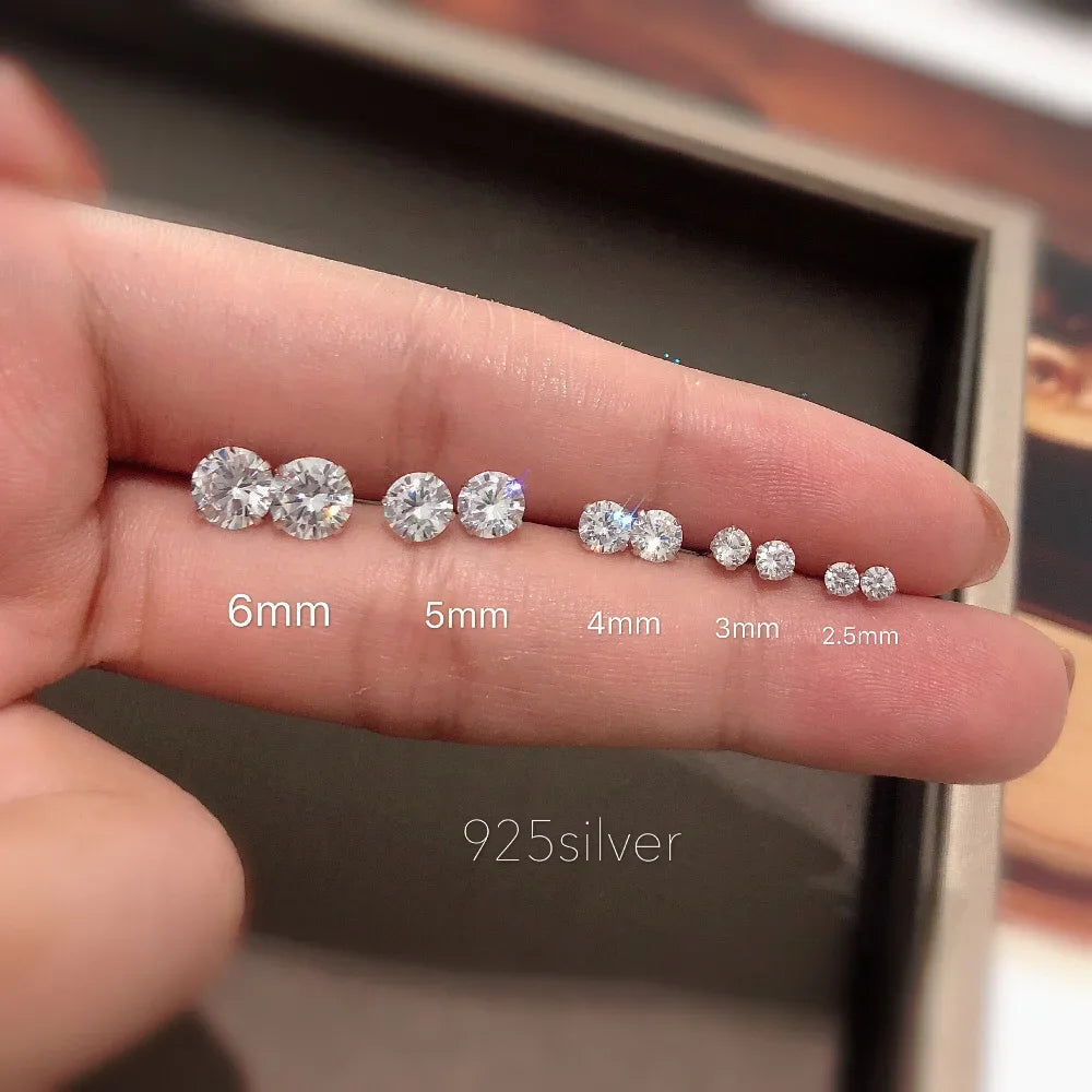 100% Real Silver 925 Jewelry for Women, Fashion with Small Pieces with Clear CZ Crystal.