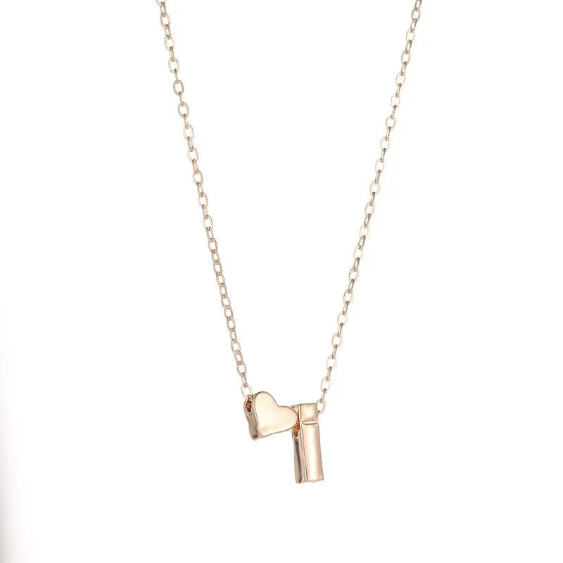 Delicate Fashion Necklace - Name Letter for Women