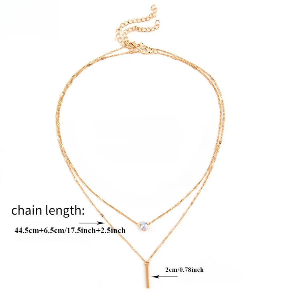 Chain Necklace with Pendant - High quality and refined style