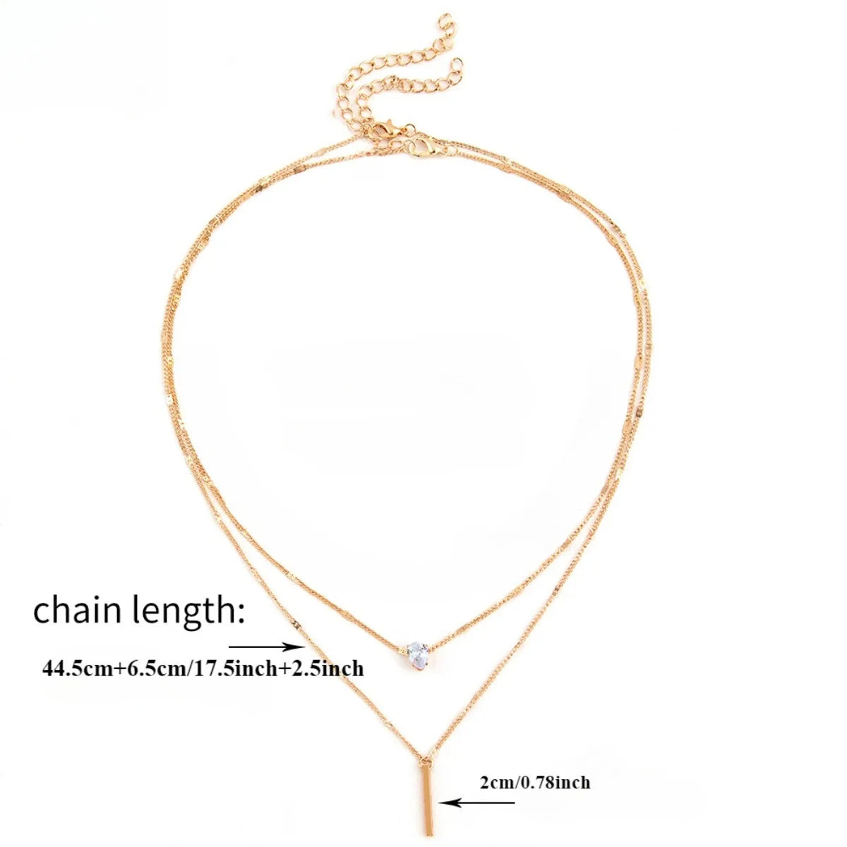 Chain Necklace with Pendant - High quality and refined style