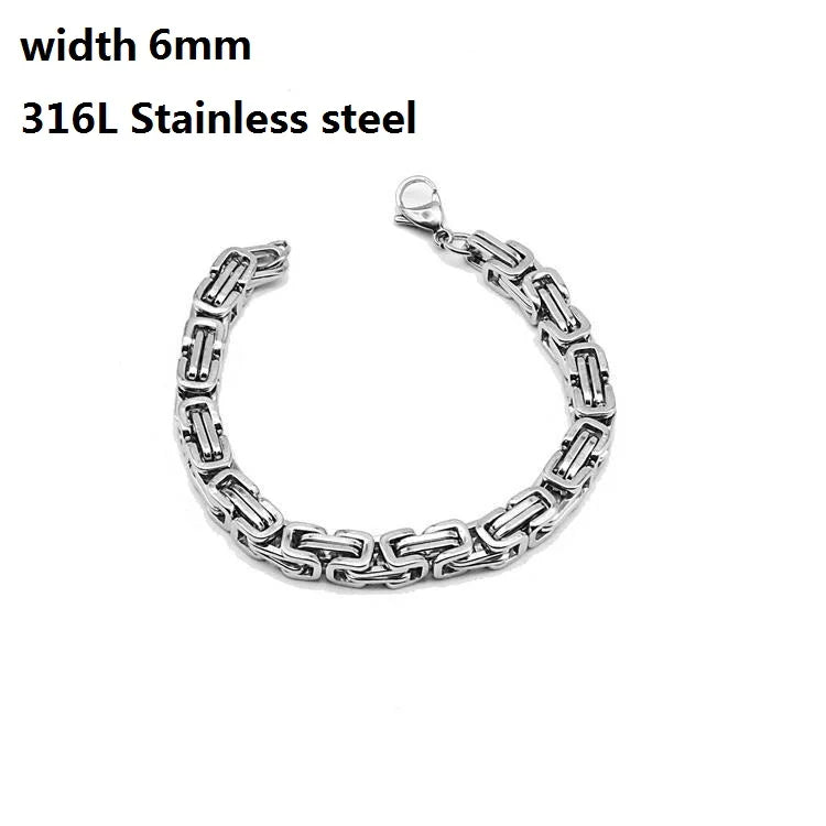 Unisex Cuban & Figaro Chain Bracelet – Stainless Steel Jewelry
