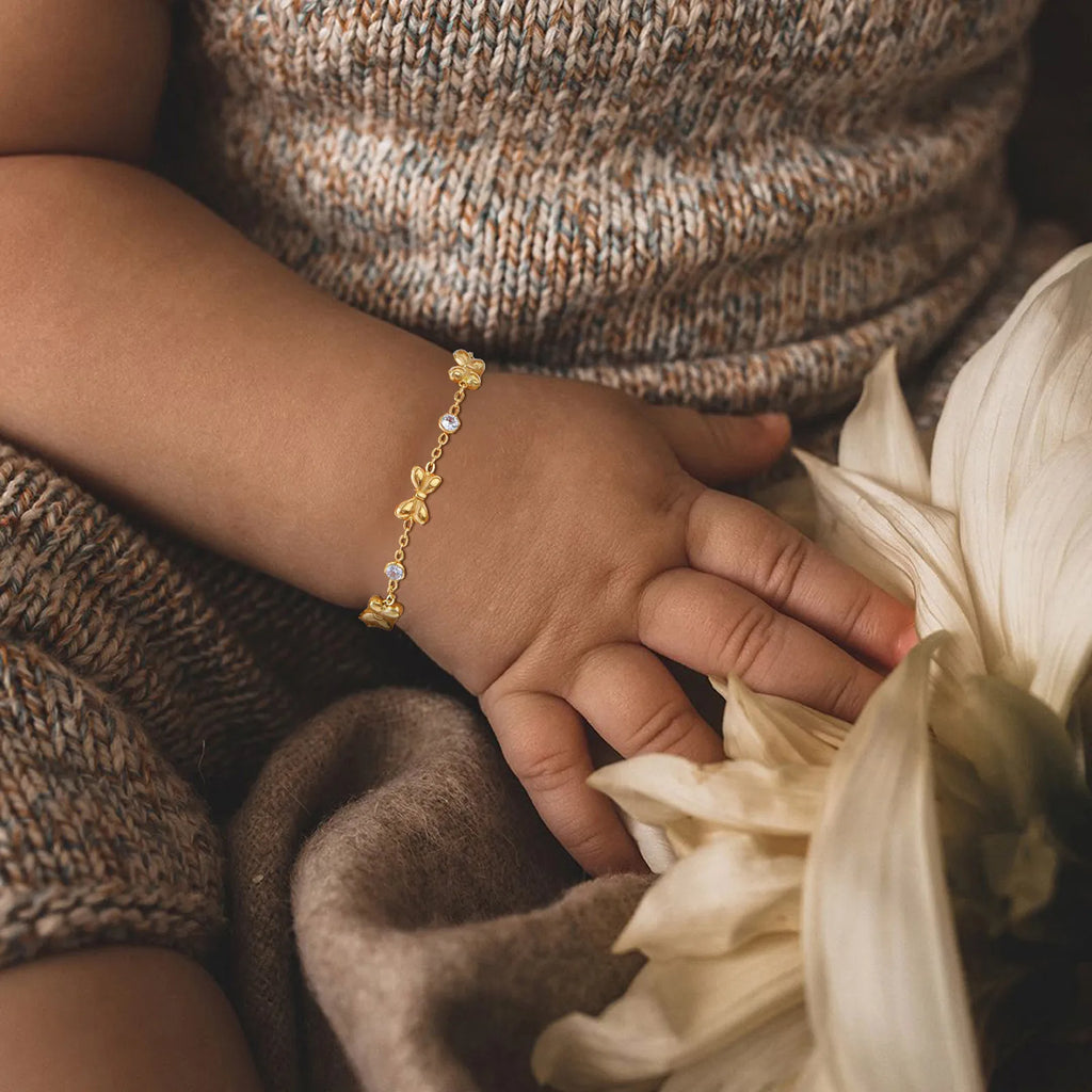 Children's Stainless Steel Bracelet for Girls, Cute Style Jewelry for Everyday Use