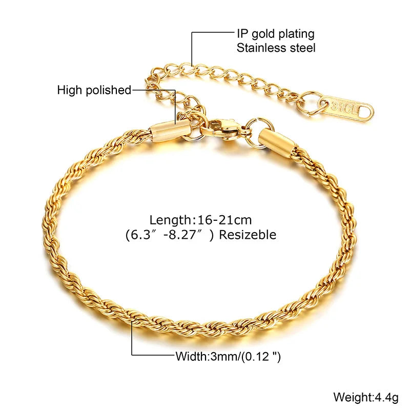 Luxury Gold Plated Herringbone Bracelet – Elegant Stackable Jewelry for Women