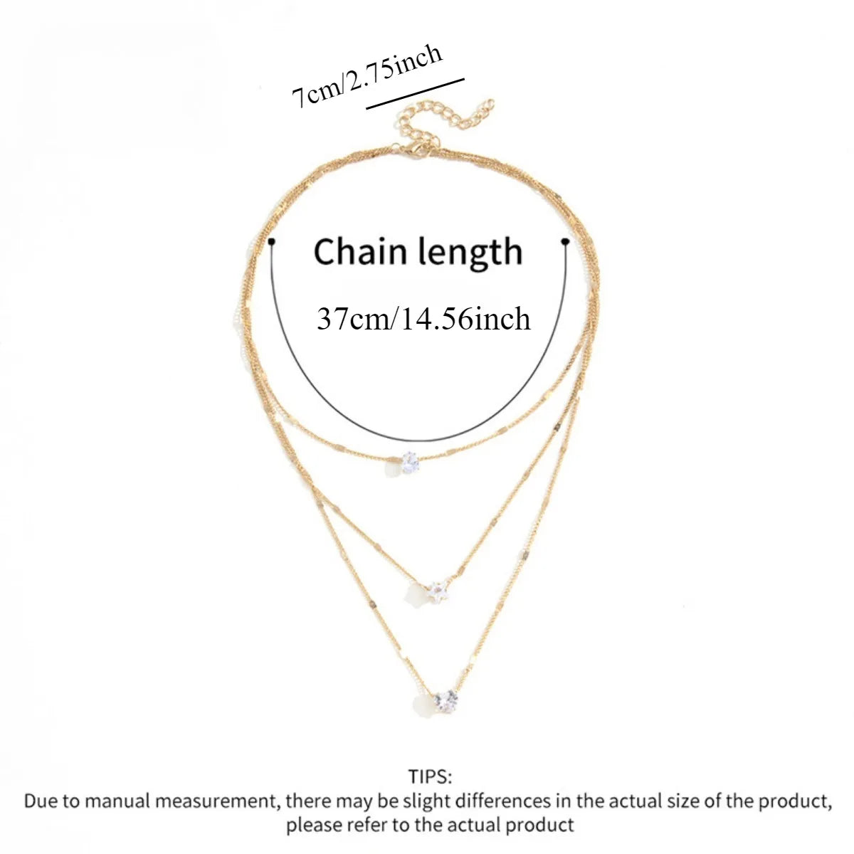 Chain Necklace with Pendant - High quality and refined style