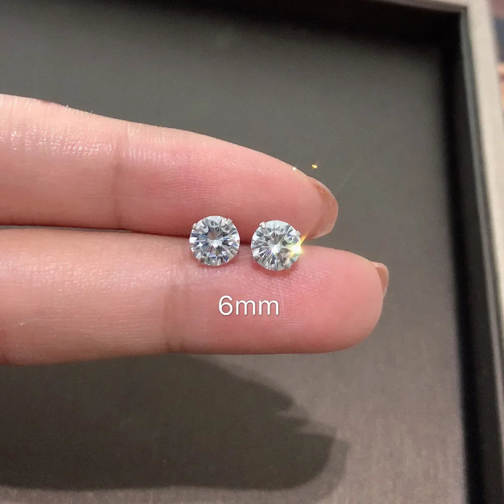 100% Real Silver 925 Jewelry for Women, Fashion with Small Pieces with Clear CZ Crystal.