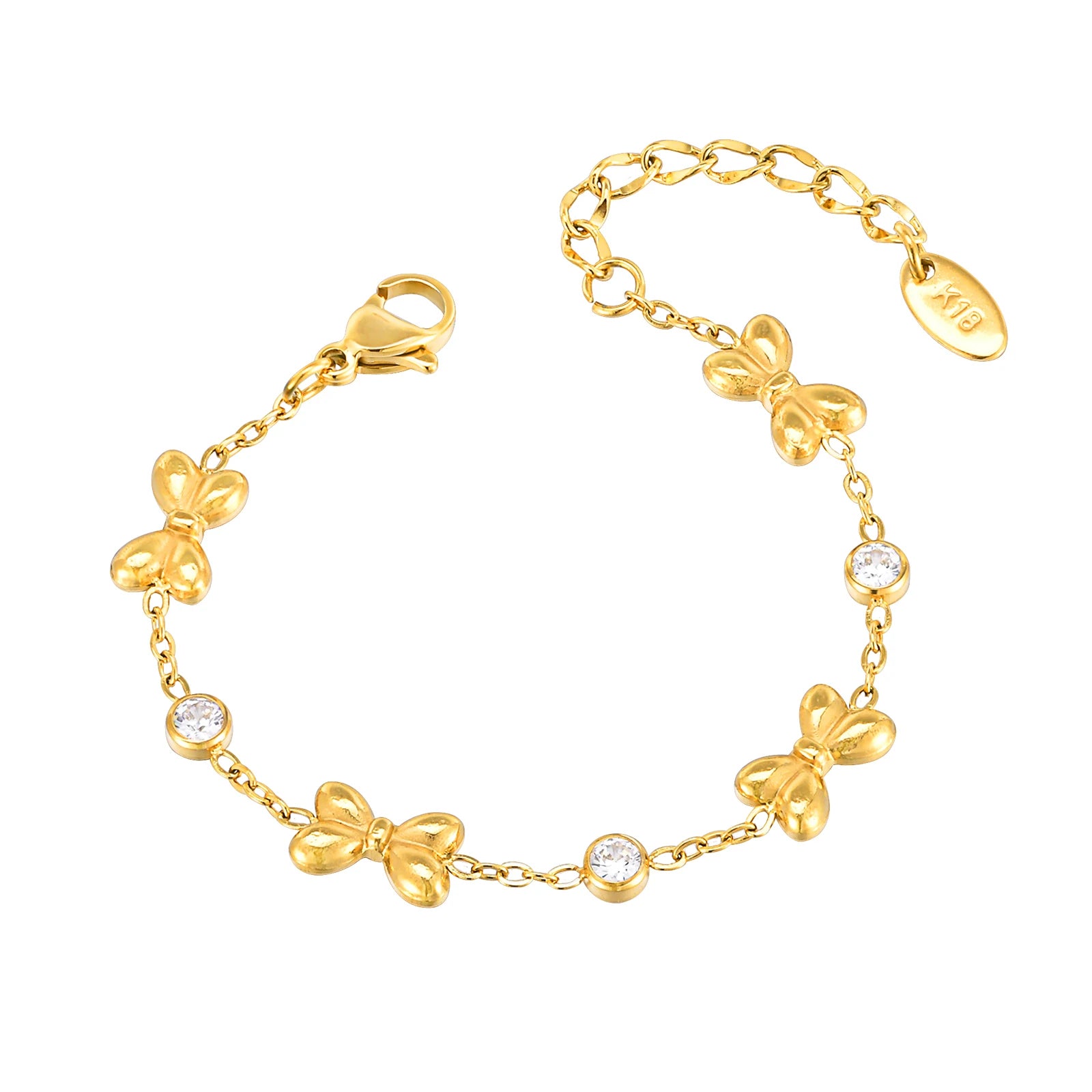 Children's Stainless Steel Bracelet for Girls, Cute Style Jewelry for Everyday Use
